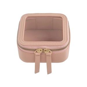 Truffle Petite Clarity Case in Blush Leather